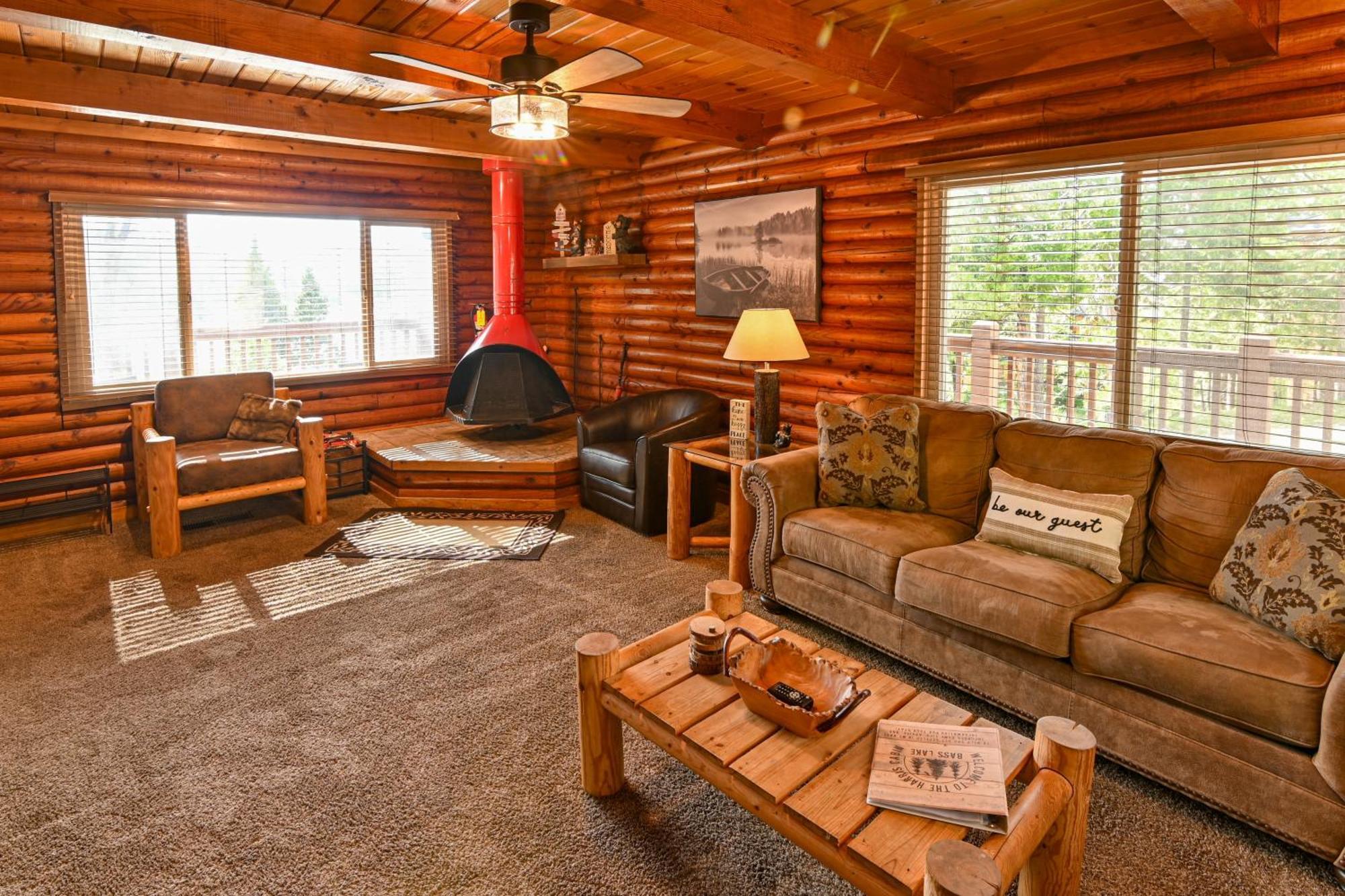 Harris Lakeview Cabin بحيرة باس المظهر الخارجي الصورة